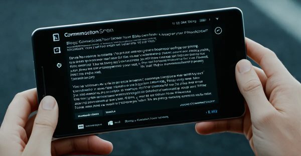 Un écran de communication : maximisez votre impact visuel !